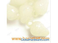 Beige 21X13X11mm Strawberry Acrylic Beads Jewelry AR0221图1