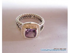 David Yurman 7mm Lavender-Amethyst Petite Albion Ring图1