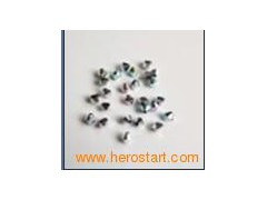 4MM Diamond Shape Plastic Beads - Rainbow Silver图1