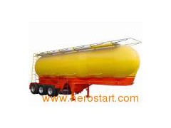 Cement Tanker Semi Trailer (Round Type)图1