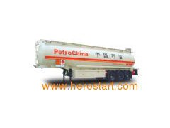 Stainless Fuel Tanker Semi Trailer图1