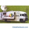 six-channel statellite tv broakcasting vans