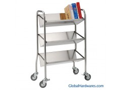 Single-sided, Tilt-shelf Book Trolley图1