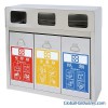 Triple Recycling Bin