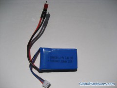 7.4v 20c 360mah lithium polymer battery pack图1