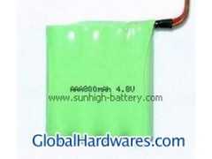 4.8v AAA 650mAH NI-MH battery图1