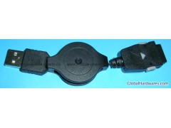 Retractable USB charger particularly for Korean 24P图1