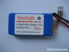 7.4v 20C 1000mAh lithium polymer battery pack for RC hobbies图1