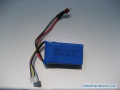 14.8v 20c 360mah lithium polymer battery pack图1