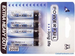 High Quality Battery AA R6 1,5V Powerfull Longlife 4pcs Blis图1