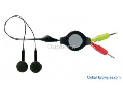 Retractable computer earphone S3图1