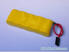 4.8v 2/3A 1400mAH NI-MH battery pack图1