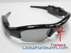 Sunglass Camera Hidden with Video Audio (AE-BR-VR02)图1