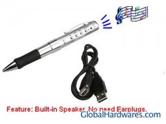 Dedicated Hi-Fidelity voice recorder Pen with built-in speaker(1611-49)图1
