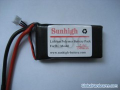 11.1v 20C 1500mAh 3S1P Li-Po Battery Pack图1