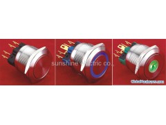 22mm illuminated push button switch图1