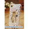 iPhone4 Full Diamond Transparent 3D Case Persian Cat