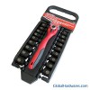19pc 3/8" Drive Composite Ratchet And Socket Set
