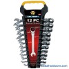 12 Pieces Ratchet Wrench Set