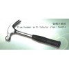 Claw hammer with tubular steel handle