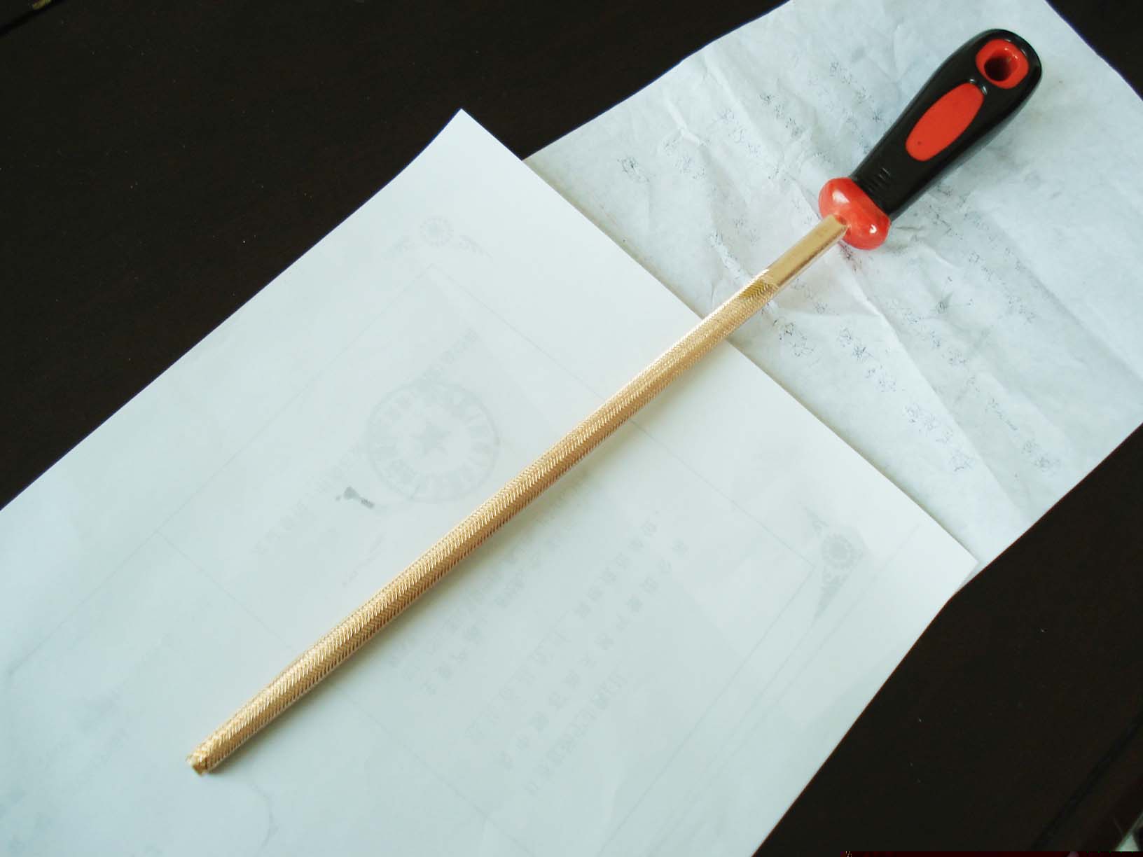 supply  non-sparking, non-magnetic file