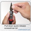 Pull Down Quick-Release Screwdriver Bit