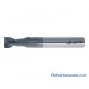 2 Flute Short Flute & Long Shank Corner Radius End Mill