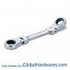 Double-Box-End Flexible Ratchet Wrench