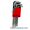 9PCS BALL POINT HEX KEY SET IN QUICK PICK HOLDER
