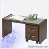 U-Shaped Multifunctional Desk W/Moveable Cabinet