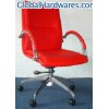 office chair with Chrome-plated armrest