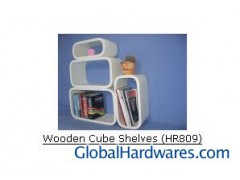 Wooden Cube Shelves图1