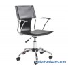 Malmo Black Faux Leather Chair