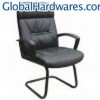 MIDDLE BACK MANAGER CHAIR WITH COATED STEEL FRAME