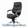 BLACK  PU AND MESH CHAIR
