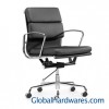 Showcase Leather Office Chair In Black