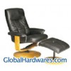 black recliner chair