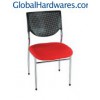 Chromed steel chair