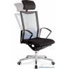 high back chair with tournure