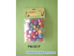 Glitter Poms Poms  PM-001F图1