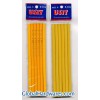 Yellow hexagon black lead pencil printed lines