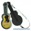 Guitar-Shaped Tin Pencil Case