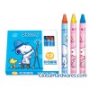 12 WAX CRAYONS   SN-C004