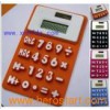 Silicone Portable Soft Calculator with 8 Digits