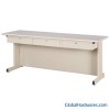 Three-drawer clerk desk