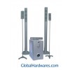 5.1ch home theatre speaker system TP-5116BWL,with 2.4G wireless connection,aluminum alloy satellites