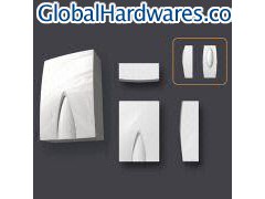 Portable Wirefree Door Chime Receiver with Operation Tempera图1