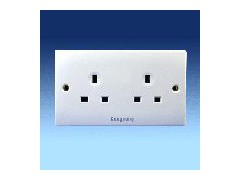 Twin British Flush Socket (E9H2/13)图1