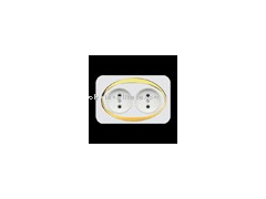 146mm double 2 round pin socket图1