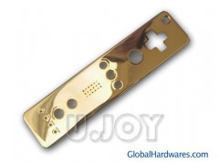 wii remote controller golden faceplate图1